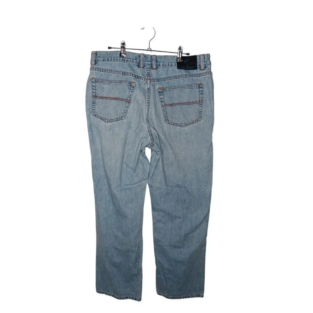 Indigo Palms Men’s Relaxed Fit Blue Jeans Size 36x30 Straight Leg Zip Fly Denim